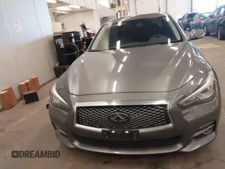 2015 Infiniti Q50 Premium with VIN JN1BV7AP2FM345954, listed as a IAAI auction lot 41514027 with 79,957 mi miles. Bid and sale history available at carsss.com. Image 12.