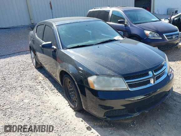 2014 Dodge Avenger SE with VIN 1C3CDZAB9EN173407, listed as a IAAI auction lot 42058578 with 197,205 mi miles and . Bid and sale history available at DreamBid. Image 1.