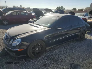 2004 Mercedes-Benz E 55 AMG with VIN WDBUF76JX4A578002, listed as a Copart auction lot 82447334 with 59,479 mi miles and Salvage Title. Bid and sale history available at carsss.com. Image 1.