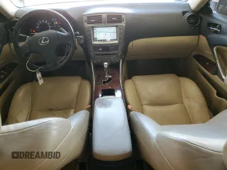 2007 Lexus IS 350 with VIN JTHBE262772010116, listed as a Copart auction lot 56351775 with 199,969 mi miles and Salvage title. Bid and sale history available at DreamBid. Image 8.