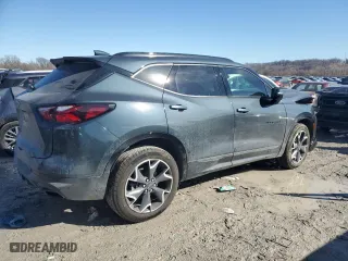 2019 Chevrolet Blazer RS with VIN 3GNKBJRS4KS689928, listed as a Copart auction lot 42967455 with 37,009 mi miles and Salvage Title. Bid and sale history available at carsss.com. Image 3.