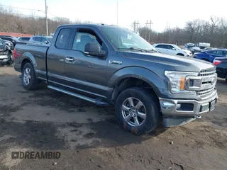 2018 Ford F-150 XL with VIN 1FTEX1EP7JFA75693, listed as a IAAI auction lot 41308249 with 75,747 mi miles and . Bid and sale history available at DreamBid. Image 1.