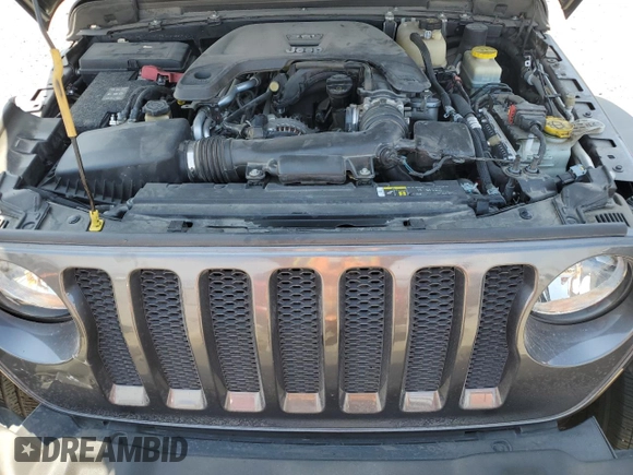 2018 Jeep Wrangler Unlimited Sport z VIN 1C4HJXDG3JW281306, wystawiony jako Copart lot #55326295 z przebiegiem 106 629 mil mil oraz Szkoda całkowita • Salvage title. Historia ofert i sprzedaży dostępna na DreamBid. Obrazek 11.