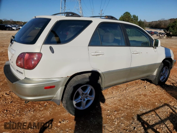 2000 Lexus RX 300 with VIN JT6HF10U2Y0144582, listed as a Copart auction lot 80611474 with 216,101 mi miles and Clean Title. Bid and sale history available at carsss.com. Image 3.