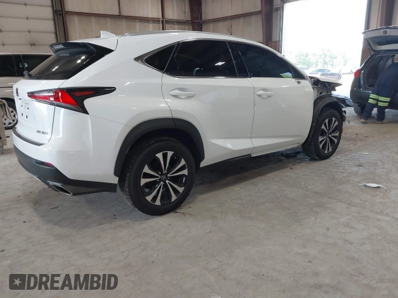 2021 Lexus NX 300 F Sport with VIN JTJSARDZXM5020779, listed as a IAAI auction lot 42530674 with 105,779 mi miles and . Bid and sale history available at DreamBid. Image 4.