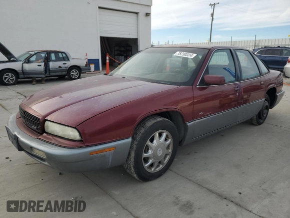 1996 Buick Regal with VIN 2G4WF52K3T1461797, listed as a Copart auction lot 78230324 with 93,303 mi miles and Salvage Title. Bid and sale history available at DreamBid. Image 1.