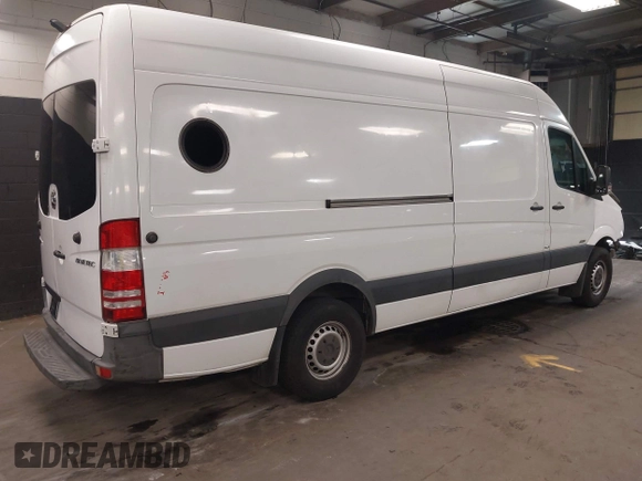 2012 Mercedes-Benz Sprinter Cargo with VIN WD3PE8CC7C5612623, listed as a IAAI auction lot 42114181 with 233,039 mi miles. Bid and sale history available at carsss.com. Image 4.