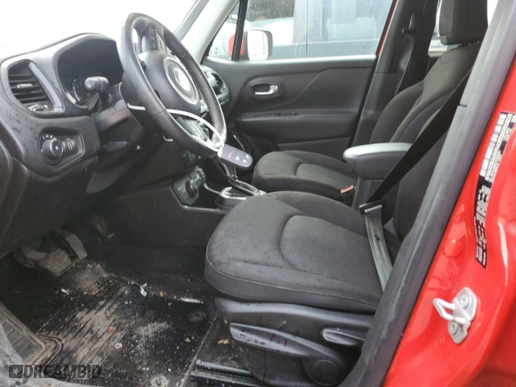 2018 Jeep Renegade Latitude with VIN ZACCJBBB3JPG80041, listed as a Copart auction lot 49320205 with 92,753 mi miles and Salvage Title. Bid and sale history available at carsss.com. Image 7.