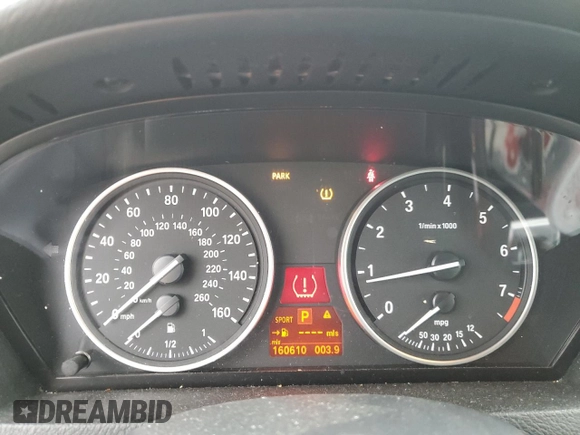 2008 BMW X5 3.0si with VIN 5UXFE43508L034796, listed as a Copart auction lot 73356074 with 160,610 mi miles and Clean Title. Bid and sale history available at carsss.com. Image 9.