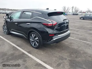 2023 Nissan Murano SL with VIN 5N1AZ2CS0PC138225, listed as a IAAI auction lot 41675550 with 25,518 mi miles. Bid and sale history available at carsss.com. Image 3.