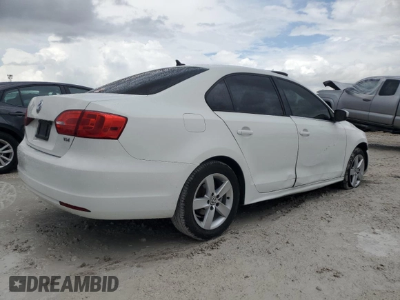 2014 Volkswagen Jetta TDI w/Premium with VIN 3VWLL7AJ2EM266867, listed as a Copart auction lot 52174475 with 73,574 mi miles and Salvage title. Bid and sale history available at DreamBid. Image 3.