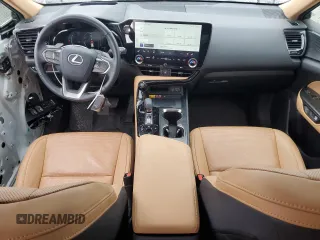 2023 Lexus NX 350h Luxury with VIN JTJHKCEZ4P5008778, listed as a Copart auction lot 45281265 with 21,724 mi miles and Salvage Title. Bid and sale history available at DreamBid. Image 8.