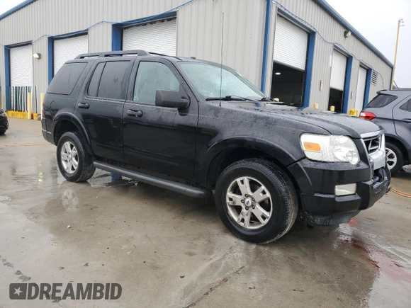 2010 Ford Explorer XLT with VIN 1FMEU6DE7AUA93446, listed as a Copart auction lot 59523195 with 198,459 mi miles and Salvage title. Bid and sale history available at DreamBid. Image 4.