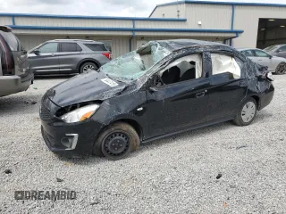 2020 Mitsubishi Mirage ES with VIN ML32F3FJ9LHF10643, listed as a Copart auction lot 54447415 with 55,968 mi miles and Salvage title. Bid and sale history available at DreamBid. Image 1.