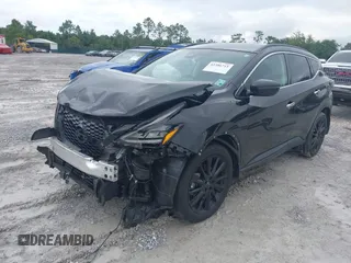 2023 Nissan Murano SV with VIN 5N1AZ2BJ3PC136963, listed as a IAAI auction lot 42386715 with 30,619 mi miles and . Bid and sale history available at DreamBid. Image 2.