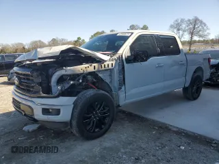 2024 Ford F-150 XLT with VIN 1FTFW3L55RFA53143, listed as a Copart auction lot 47960675 with 6,847 mi miles and Salvage Title. Bid and sale history available at carsss.com. Image 1.
