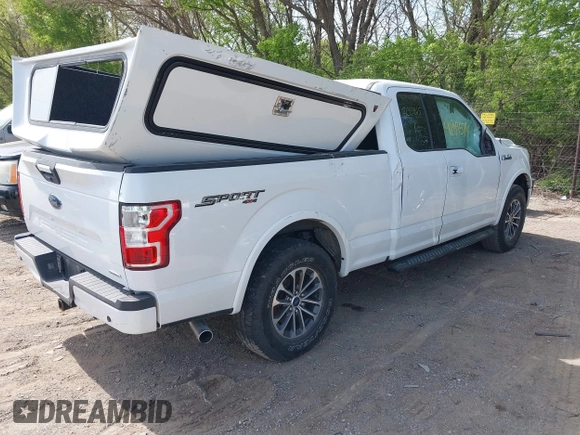 2018 Ford F-150 XL with VIN 1FTFX1EGXJFB03815, listed as a IAAI auction lot 42095769 with 98,908 mi miles and . Bid and sale history available at DreamBid. Image 4.