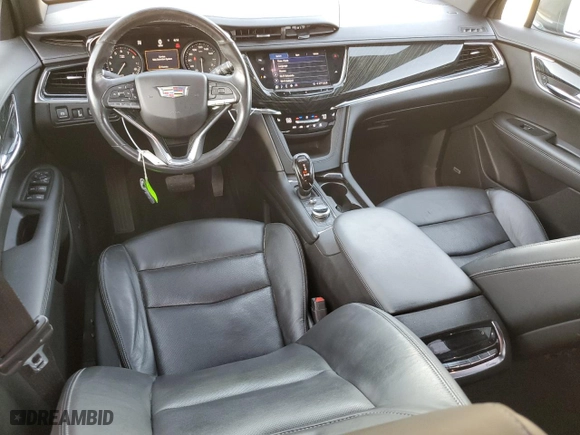 2020 Cadillac XT6 AWD Premium Luxury with VIN 1GYKPDRSXLZ135786, listed as a Copart auction lot 43559095 with 98,914 mi miles and Salvage Title. Bid and sale history available at carsss.com. Image 8.