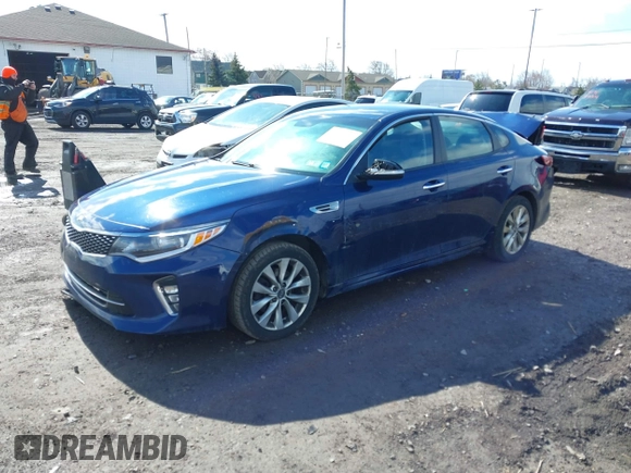 2018 Kia Optima LX with VIN 5XXGT4L34JG186189, listed as a IAAI auction lot 41845909 with 99,382 mi miles and . Bid and sale history available at carsss.com. Image 2.