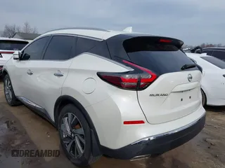 2019 Nissan Murano S with VIN 5N1AZ2MS0KN111800, listed as a IAAI auction lot 41836192 with 81,764 mi miles. Bid and sale history available at carsss.com. Image 3.