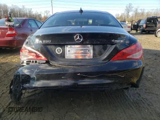 2018 Mercedes-Benz CLA 250 with VIN WDDSJ4GB8JN559021, listed as a Copart auction lot 42833174 with 45,817 mi miles and . Bid and sale history available at DreamBid. Image 6.