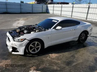 2016 Ford Mustang V6 with VIN 1FA6P8AMXG5292927, listed as a Copart auction lot 49439605 with 99,486 mi miles and Clean Title. Bid and sale history available at carsss.com. Image 1.