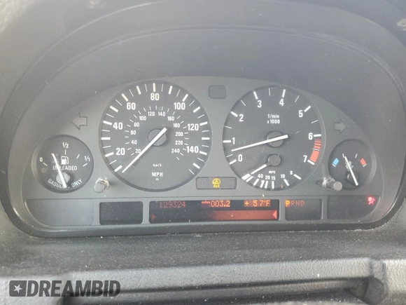 2006 BMW X5 3.0i with VIN 5UXFA13586LY41509, listed as a Copart auction lot 75658944 with 129,324 mi miles and Salvage Title. Bid and sale history available at carsss.com. Image 9.