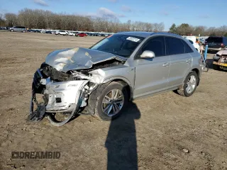 2017 Audi Q3 Premium with VIN WA1ECCFS2HR012689, listed as a Copart auction lot 38382213 with 85,687 mi miles. Bid and sale history available at carsss.com. Image 1.
