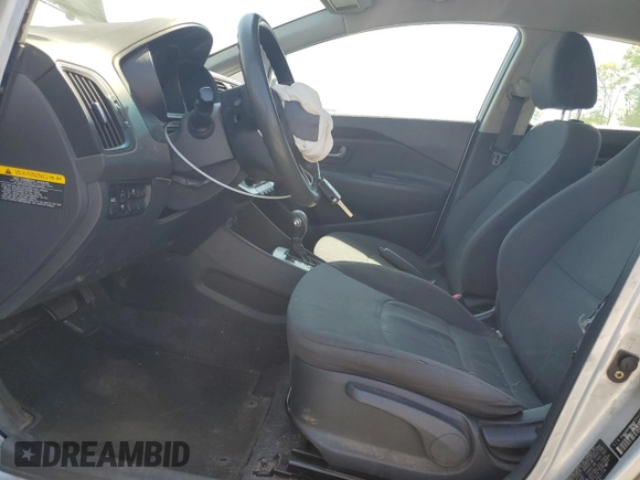 2013 Kia Rio LX with VIN KNADM4A36D6204176, listed as a Copart auction lot 52745815 with 138,655 mi miles and Salvage Title. Bid and sale history available at carsss.com. Image 7.