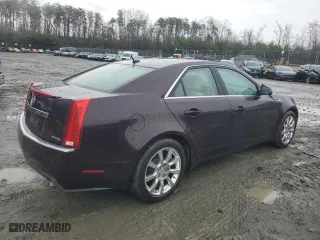 2008 Cadillac CTS RWD w/1SB with VIN 1G6DV57V880210992, listed as a Copart auction lot 49197235 with 81,927 mi miles and Salvage Title. Bid and sale history available at carsss.com. Image 3.