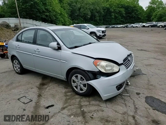 2008 Hyundai Accent GLS with VIN KMHCN46C48U205120, listed as a Copart auction lot 58738075 with 158,061 mi miles and Salvage title. Bid and sale history available at DreamBid. Image 13.