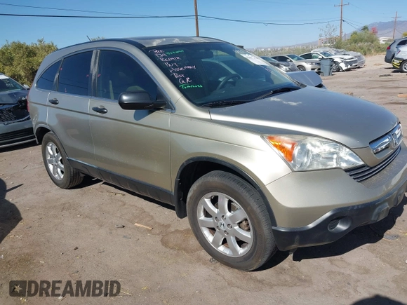 2009 Honda CR-V EX with VIN JHLRE38599C007909, listed as a IAAI auction lot 42077656 with 223,597 mi miles and . Bid and sale history available at carsss.com. Image 1.