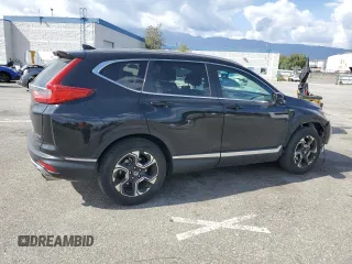 2017 Honda CR-V Touring with VIN 2HKRW1H99HH515480, listed as a Copart auction lot 51869635 with 24,393 mi miles and Salvage Title. Bid and sale history available at carsss.com. Image 3.