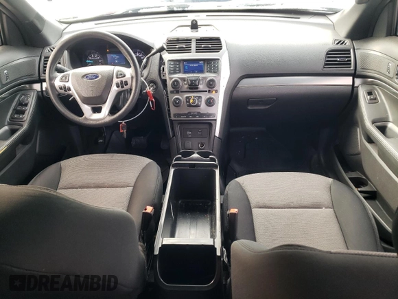 2015 Ford Utility Police Interceptor with VIN 1FM5K8AR7FGA57383, listed as a Copart auction lot 85609734 with 164,495 mi miles and Clean Title. Bid and sale history available at carsss.com. Image 8.