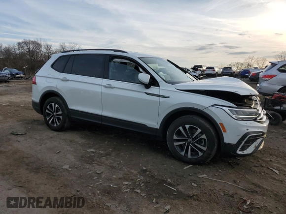 2023 Volkswagen Tiguan S with VIN 3VVRB7AX3PM016983, listed as a Copart auction lot 85617494 with 35,500 mi miles and Salvage title. Bid and sale history available at DreamBid. Image 4.
