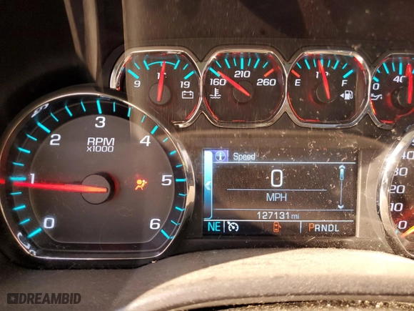 2018 Chevrolet Silverado 1500 LT with VIN 3GCUKREC1JG203897, listed as a Copart auction lot 47377435 with 127,131 mi miles and Salvage Title. Bid and sale history available at carsss.com. Image 9.