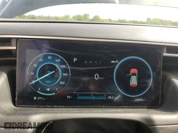 2023 Hyundai Tucson Limited with VIN 5NMJECAE2PH201393, listed as a Copart auction lot 60436905 with 25,855 mi miles and Salvage title. Bid and sale history available at DreamBid. Image 9.