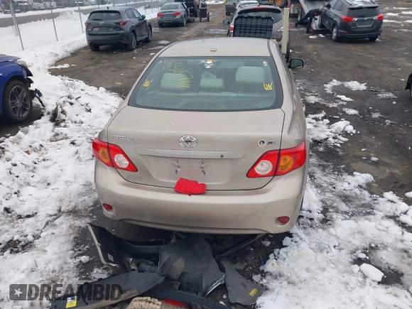 2009 Toyota Corolla with VIN 1NXBU40E19Z052903, listed as a IAAI auction lot 41305719 with 141,625 mi miles and . Bid and sale history available at carsss.com. Image 17.