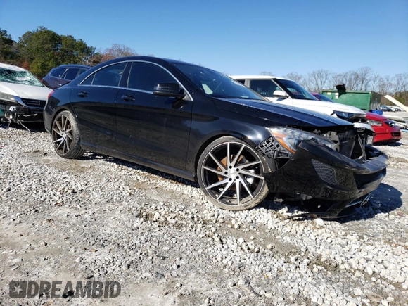 2015 Mercedes-Benz CLA 250 with VIN WDDSJ4EB2FN176637, listed as a Copart auction lot 80115333 with 79,813 mi miles and . Bid and sale history available at DreamBid. Image 4.