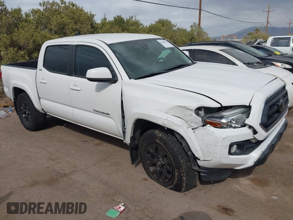 2021 Toyota Tacoma SR with VIN 3TYAX5GN6MT018475, listed as a IAAI auction lot 41966835 with 42,780 mi miles and . Bid and sale history available at DreamBid. Image 1.