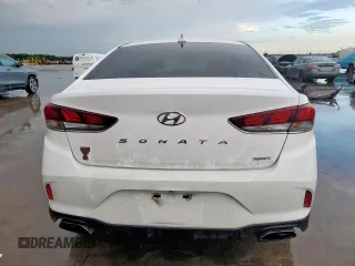 2018 Hyundai Sonata SEL with VIN 5NPE34AF7JH609811, listed as a Copart auction lot 54253855 with 129,435 mi miles and Clean Title. Bid and sale history available at DreamBid. Image 6.