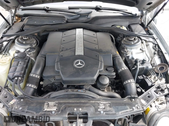 2003 Mercedes-Benz CL 5.0L with VIN WDBPJ75J23A033309, listed as a IAAI auction lot 41980289 with 174,484 mi miles. Bid and sale history available at carsss.com. Image 10.
