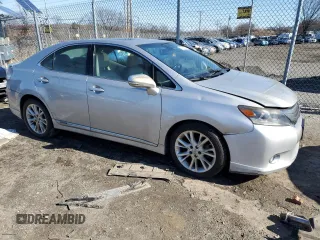 2010 Lexus HS 250h with VIN JTHBB1BA2A2005882, listed as a Copart auction lot 45194235 with 201,356 mi miles and Clean Title. Bid and sale history available at DreamBid. Image 4.