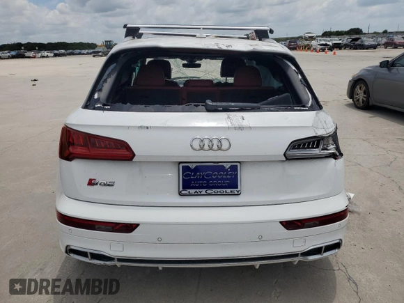 2018 Audi SQ5 Premium Plus with VIN WA1A4AFY9J2086730, listed as a Copart auction lot 57340094 with Not Provided miles and Non Repairable. Bid and sale history available at DreamBid. Image 6.