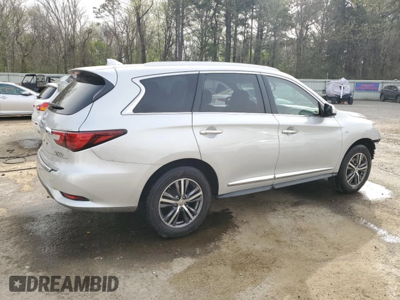2017 Infiniti QX60 with VIN 5N1DL0MN4HC507133, listed as a Copart auction lot 48823865 with 184,428 mi miles and Salvage Title. Bid and sale history available at carsss.com. Image 3.