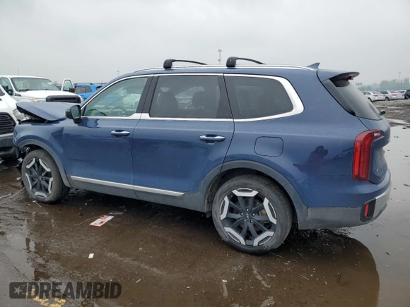 2024 Kia Telluride S with VIN 5XYP6DGC4RG413325, listed as a Copart auction lot 59682595 with 46,794 mi miles and Non repairable. Bid and sale history available at DreamBid. Image 2.