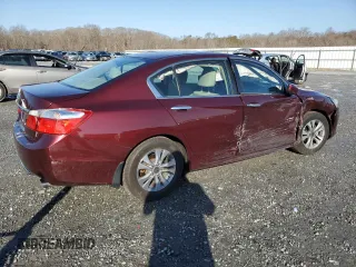 2015 Honda Accord LX with VIN 1HGCR2F3XFA161010, listed as a Copart auction lot 44374815 with 144,225 mi miles and Salvage Title. Bid and sale history available at carsss.com. Image 3.