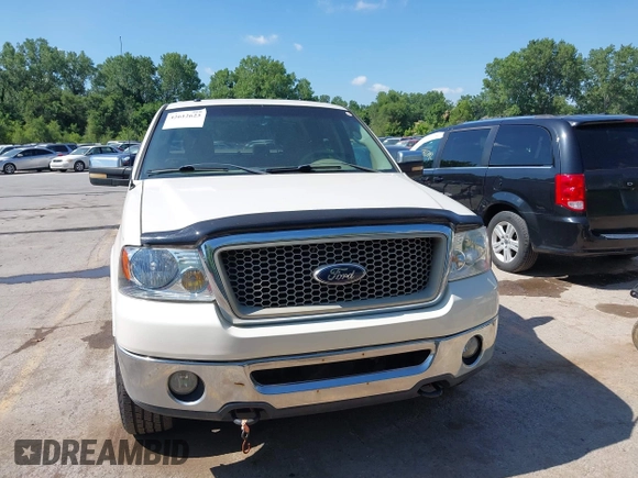 2007 Ford F-150 XLT with VIN 1FTPW14V87FA36941, listed as a IAAI auction lot 42612623 with 261,174 mi miles and . Bid and sale history available at DreamBid. Image 12.