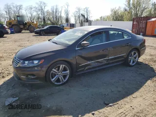 2014 Volkswagen CC R-Line with VIN WVWBP7AN9EE503432, listed as a Copart auction lot 52634375 with 111,836 mi miles and Salvage Title. Bid and sale history available at carsss.com. Image 1.
