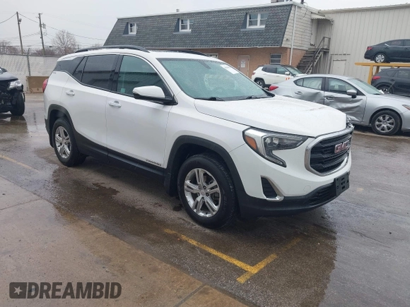 2018 GMC Terrain SLE z VIN 3GKALTEV4JL229789, wystawiony jako IAAI lot #41840026 z przebiegiem 51 073 mil mil oraz . Historia ofert i sprzedaży dostępna na DreamBid. Obrazek 1.